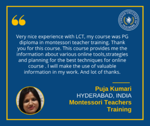 Montessori Teacher Training Course
