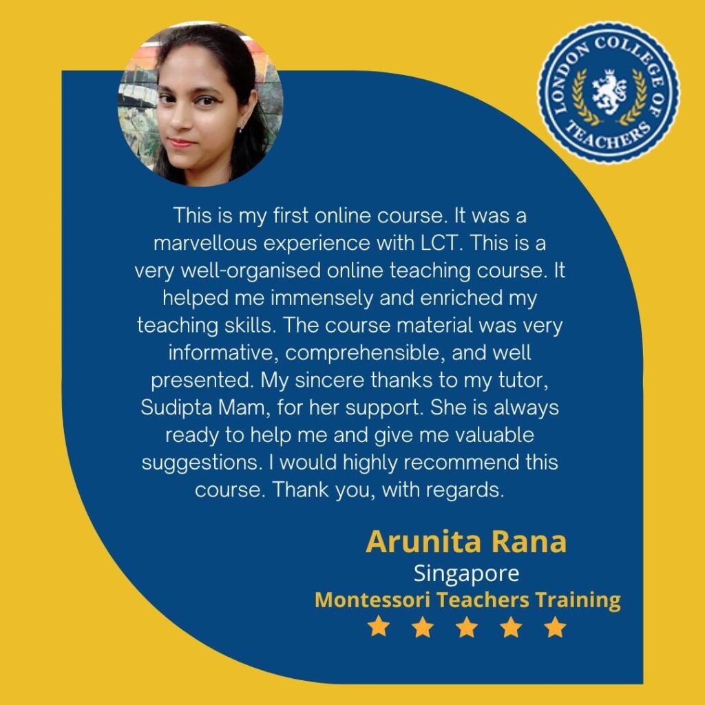 Montessori Teacher Training Course