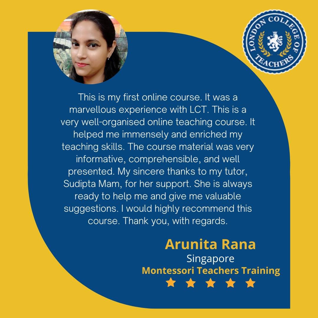 Montessori Teacher Training Course